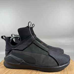 Puma Fierce Core Running Athletic Black Womens 8.5 Slip On Shoes Sneakers